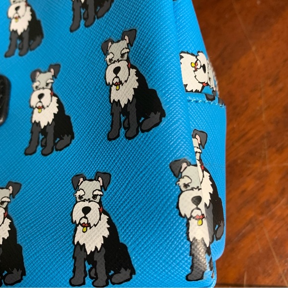 NWT Marc Tetro Mini Schnauzer Makeup Pencil Bag - Picture 4 of 7